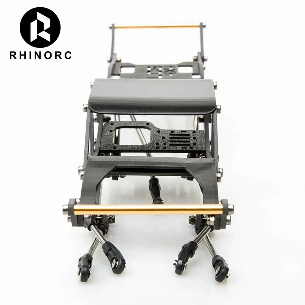 RhinoRC YUE LCG V2 RC Crawler-Chassis-Kit aus Kohlefaser im Maßstab 1:10 mit Capra-Achsen, Wellentreiber, Getriebe RC Crawling Car Parts Image