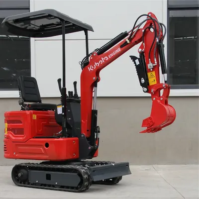 MACHPRO Brand New Mini Excavator Covered 1 Ton, Hydraulic Thumb Clamp Ceiling, Kubota Engine, In Stock in the United States
