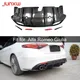 Auto In Fibra di Carbonio Paraurti Posteriore Diffusore Lip Spoiler per Alfa Romeo Giulia Berlina 4 Porte 2017 - 2020 Auto Auto Paraurti Posteriore Lip Guard