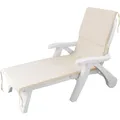 AA370 Cuscino per lettino prendisole per lettino da giardino esterno 60 x 190 cm, sedie da spiaggia