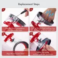 Anello di tenuta fisso superiore del contenitore della polvere per aspirapolvere Dyson V10/SV12 Parti di ricambio Gruppo anello di tenuta