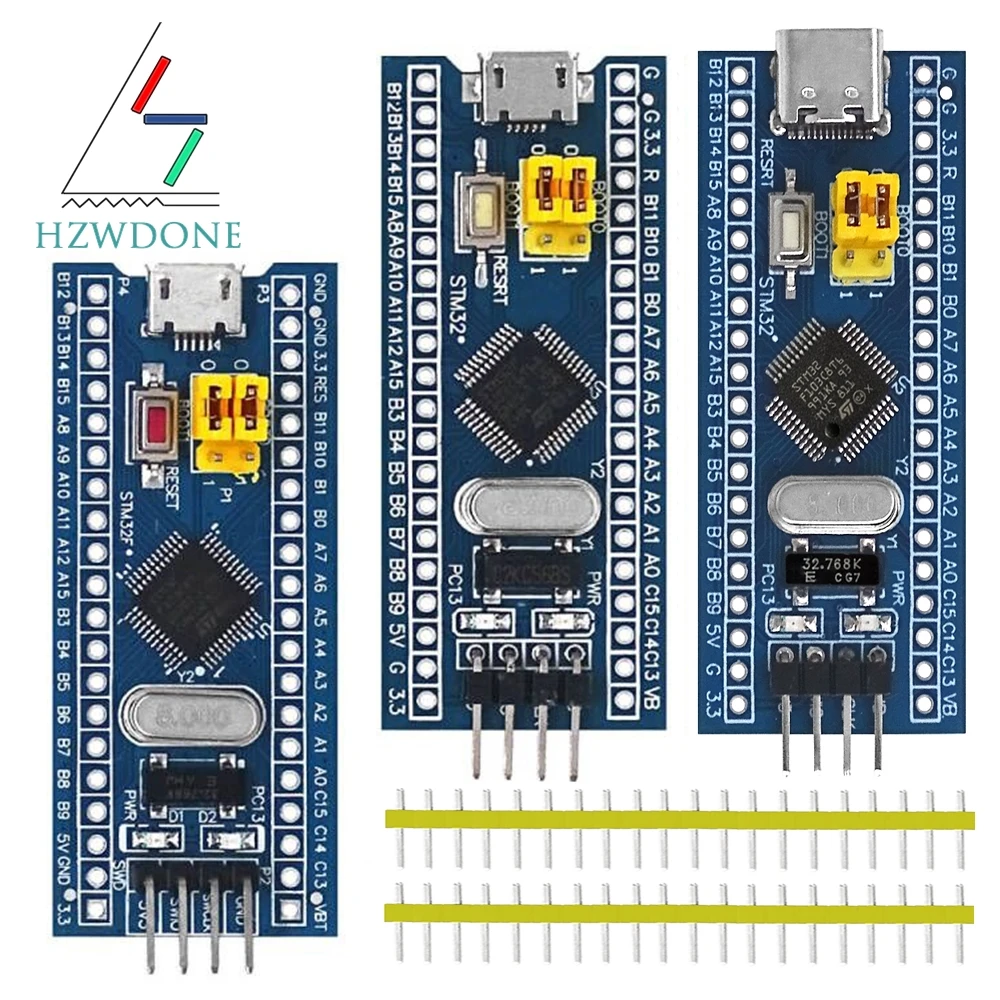 HZWDONE STM32F103C6T6 STM32F103C8T6 ARM STM32 Minimum System Development Board Modul für Arduino Image