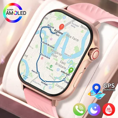 LIGE Sport GPS Smartwatches Mann 2,13 Zoll HD AMOLED Damen Smart Watch 2025, Android Calling Musik Wecker Fitness Armband