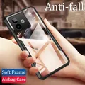 Per Realme GT 7 GT 7T 5G Custodia Antiurto Bakc Trasparente Paraurti Protettivo Airbag Copertura Sottile Per Realme GT 7 Pro 5G 7 T caso