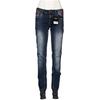 Desigual Damen Jeans, Gr. 27, marineblau, Elasthan