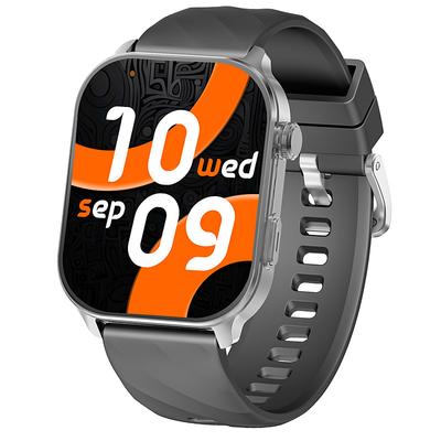 LC211 Smart Watch 2.01 inch Smartwatch Fitness Running Watch Bluetooth Temperature Monitoring Pedometer Call Reminder Compatible with Android iOS Women Men GPS Long Standby Hands-Free Calls IPX-5