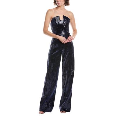 Black Halo Lena Sequin Jumpsuit