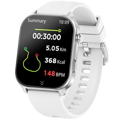 LC211 Smart Watch 2.01 inch Smartwatch Fitness Running Watch Bluetooth Temperature Monitoring Pedometer Call Reminder Compatible with Android iOS Women Men GPS Long Standby Hands-Free Calls IPX-5
