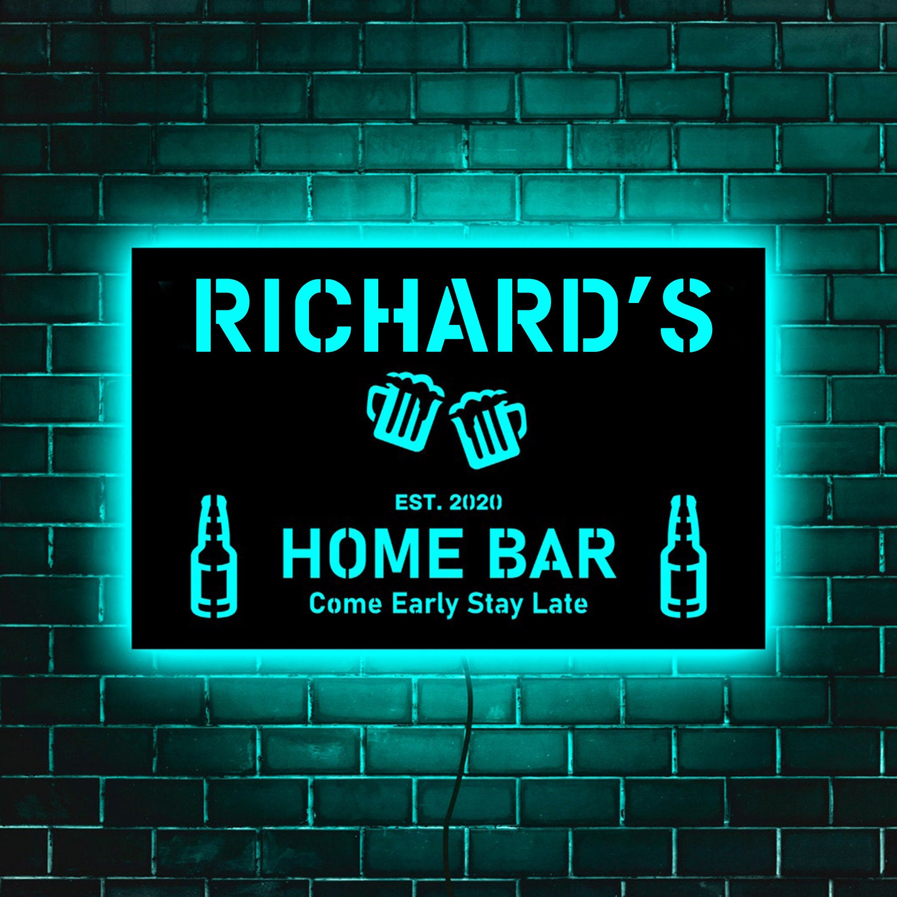 Insegna LED per bar personalizzata, insegne al neon personalizzate per bar, insegna luminosa per bar, insegna LED per bar, insegna al neon per bar con
