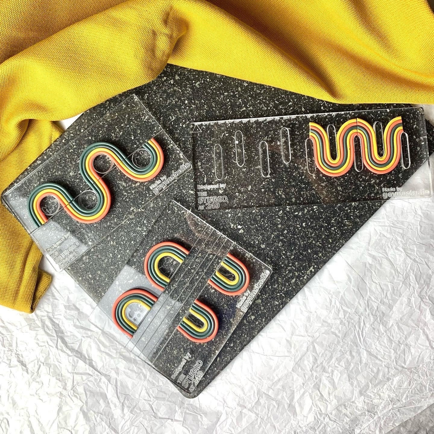 Rainbow Jig I Polymer ClayTool I Clay Tool I Rainbow Earring I Rainbow I Smart tooll I Polymer Clay Earring I Clay Earring I Polymer Clay