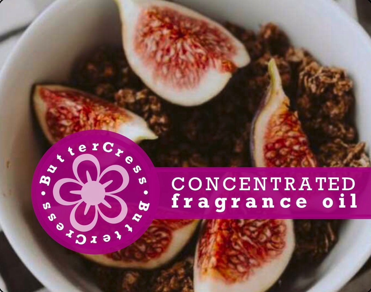 Olio profumato concentrato al fico e zucchero di canna: sapone, profumatori per ambienti, candele, profumi, prodotti per il bagno e il corpo.