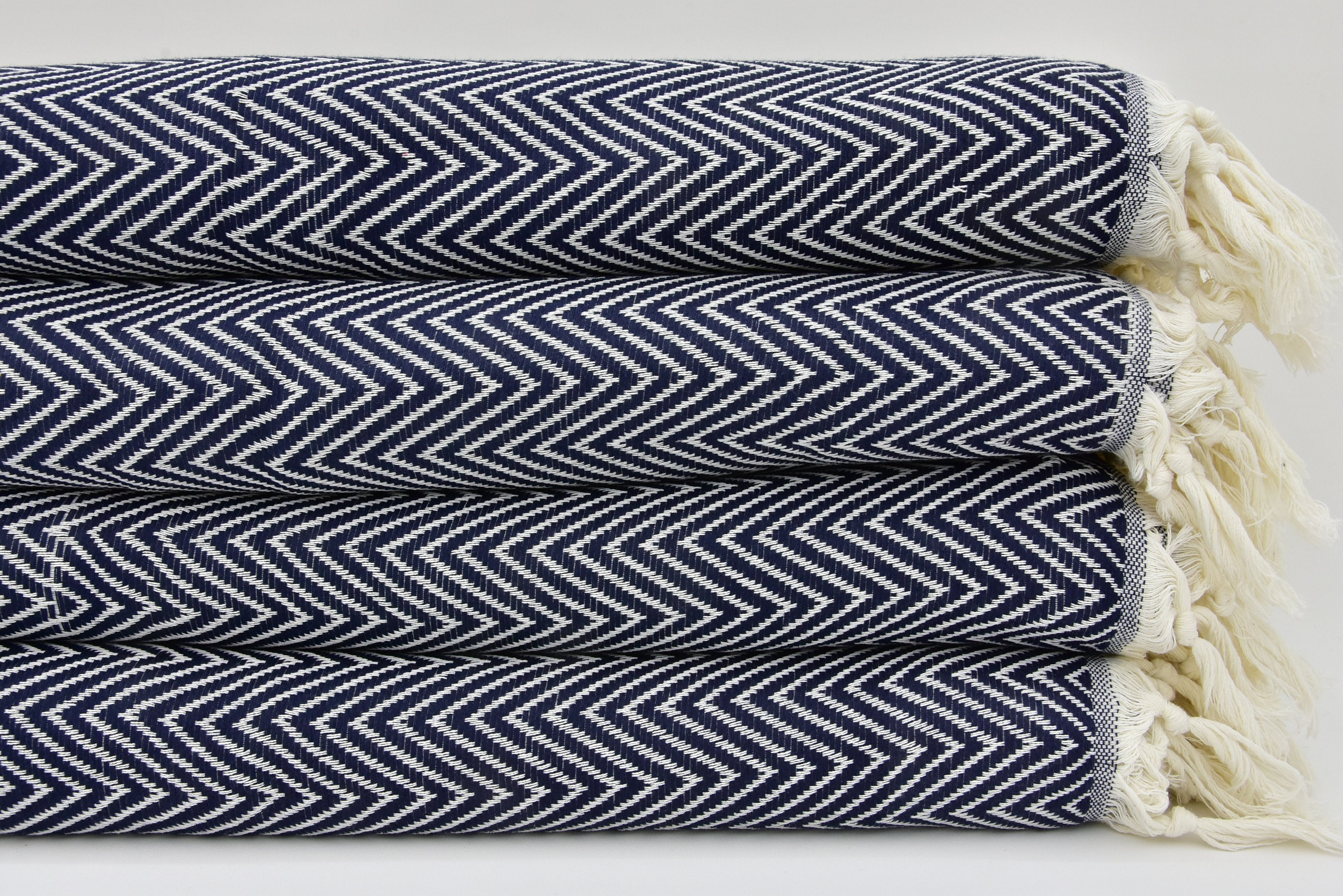 "Coperta turca Coperta turca Coperta blu navy Copriletto turco 79\"x89\" Copridivano Coperta in cotone biologico Coperta regalo per la casa I-104"