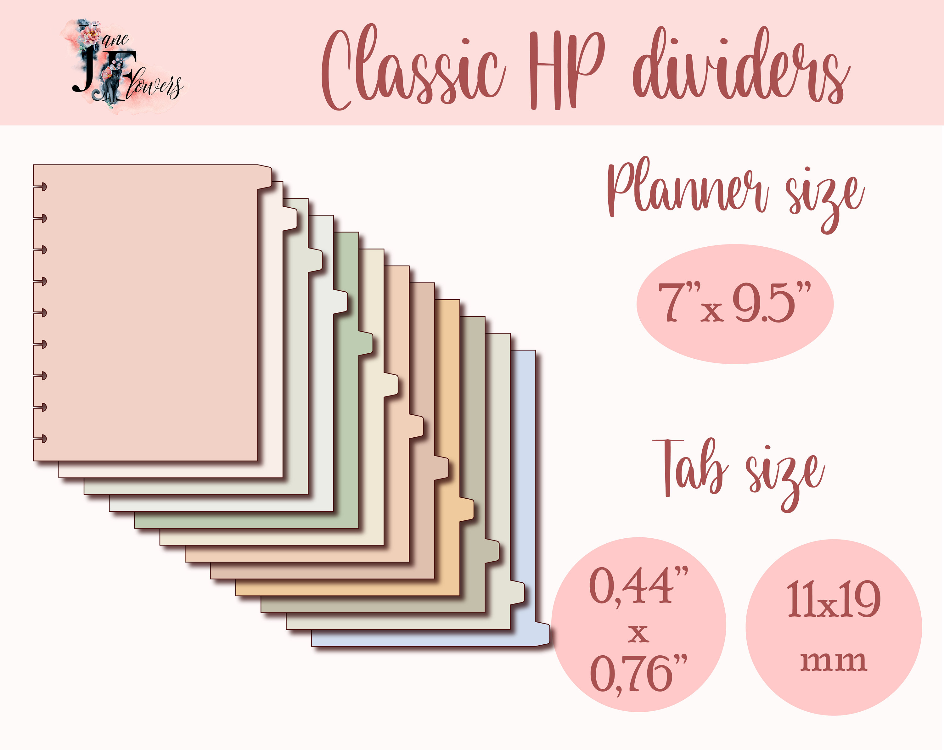 12 divisori mensili per inserti per planner Classic Happy, materiali per planner Classic Happy, divisori rilegati a disco per Cricut, modelli di lingu