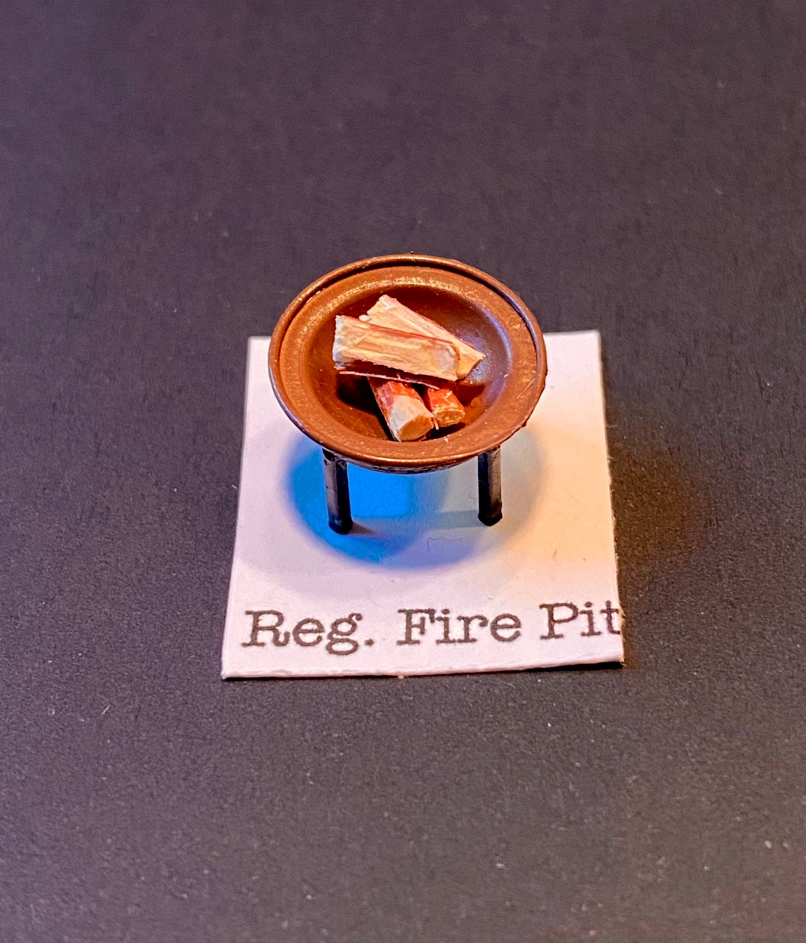 Kit set da 2 pezzi per braciere in scala 1:48 * Miniatura per casa delle bambole * Scala O * Stampato in 3D * ShopMiniDecorandMore * Diorama * Modelli