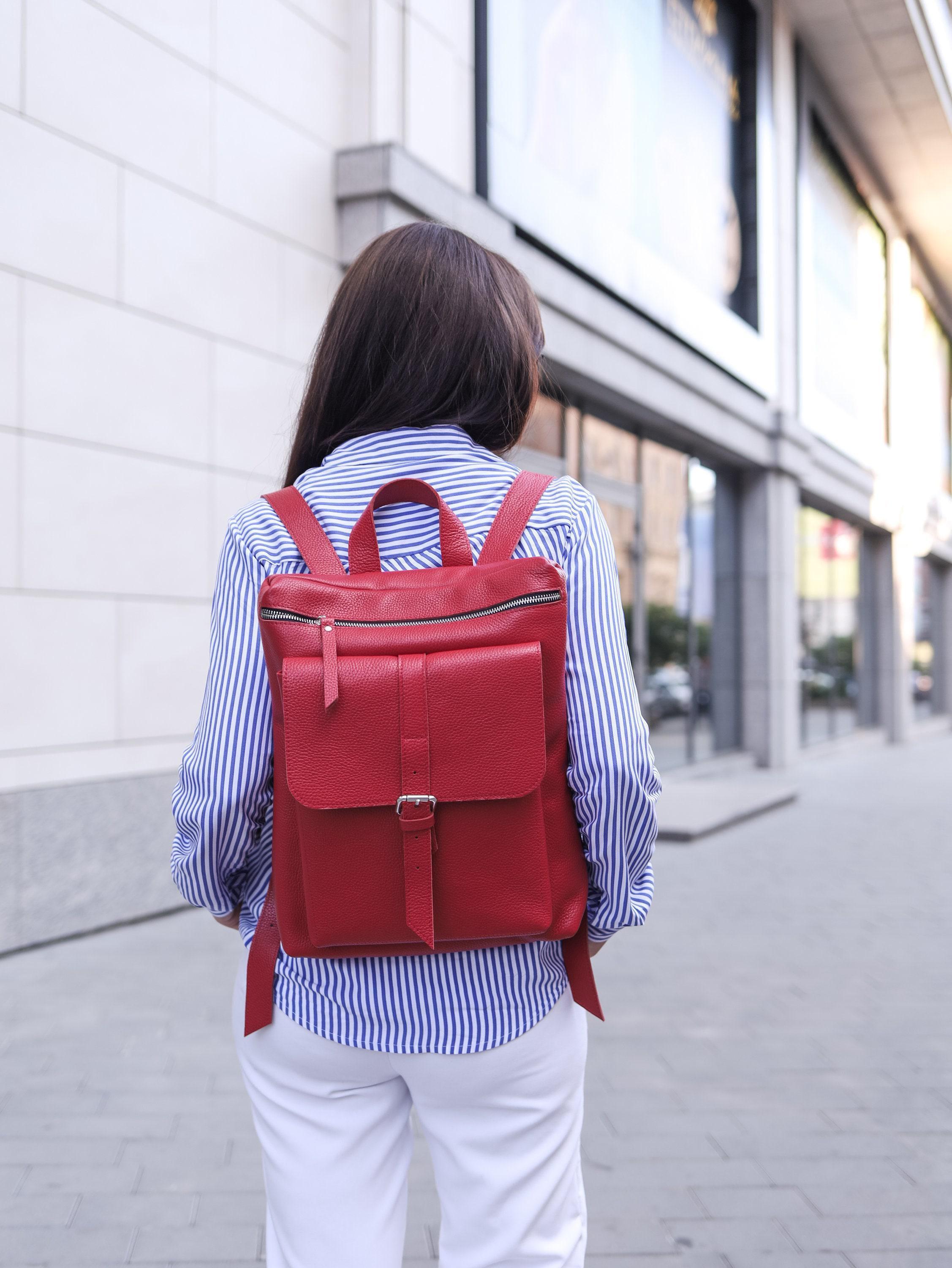 Zaino da donna, Borsa da donna, Zaino convertibile, Borsa tote da donna, Zaino da donna, Borsa shopper in pelle, Borsa per laptop in pelle