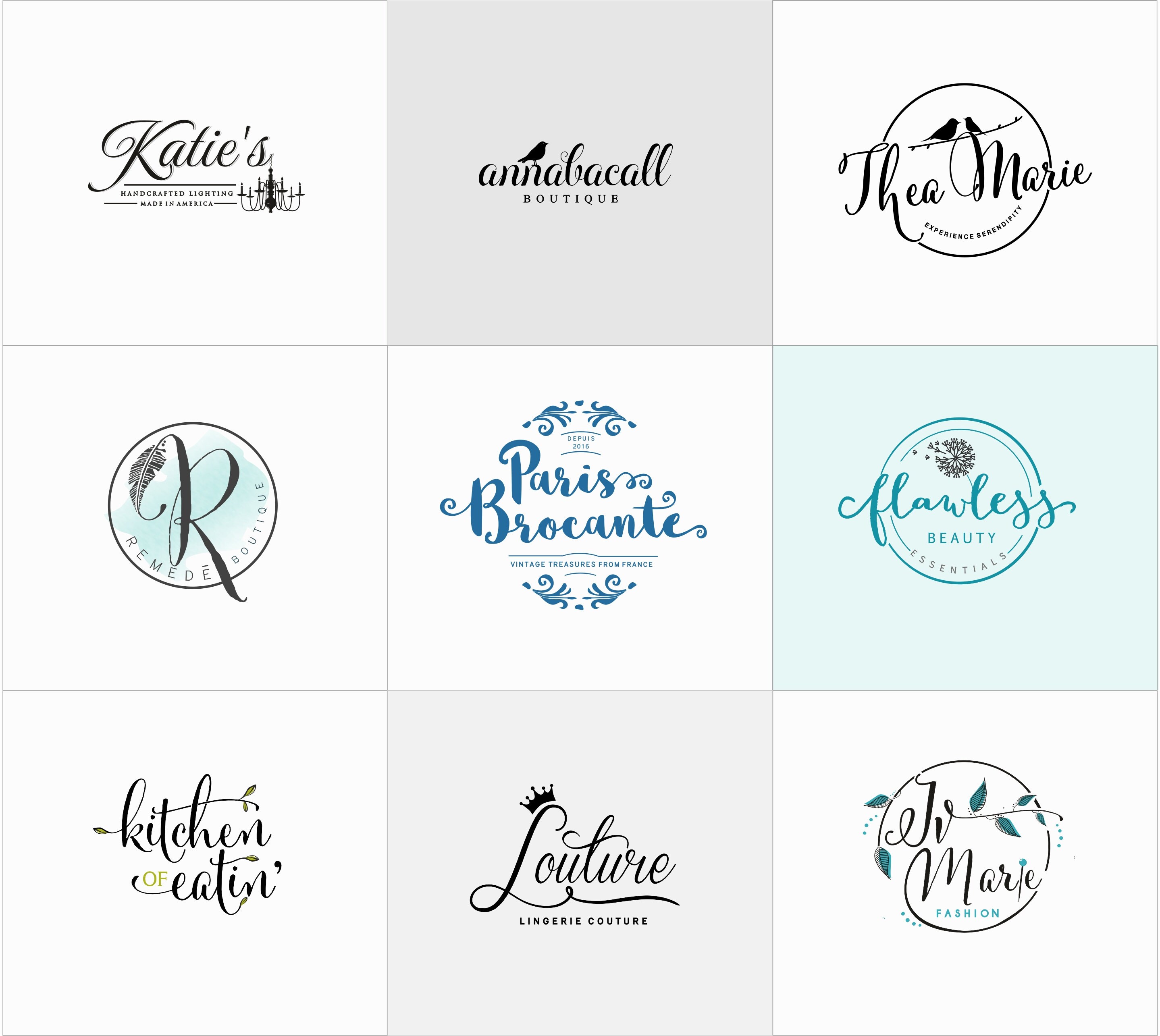 Logo personalizzato disegnato a mano, Graphic design, Logo fotografico, Logo aziendale, Logo del blog, Logo organico, Logo design, Logo moderno, Logo