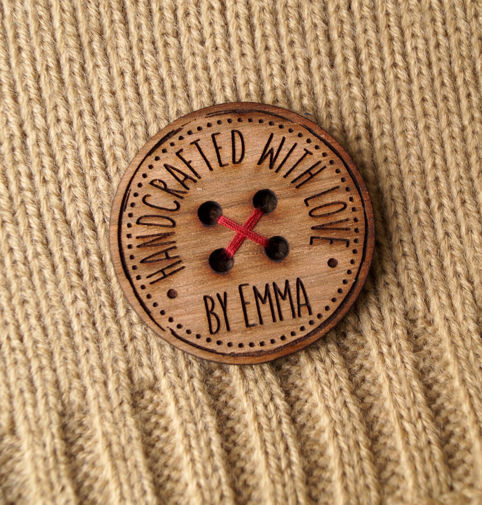 Bottoni in legno, bottoni in legno personalizzati per articoli a maglia e all'uncinetto, bottoni per oggetti fatti a mano, bottoni in legno personaliz