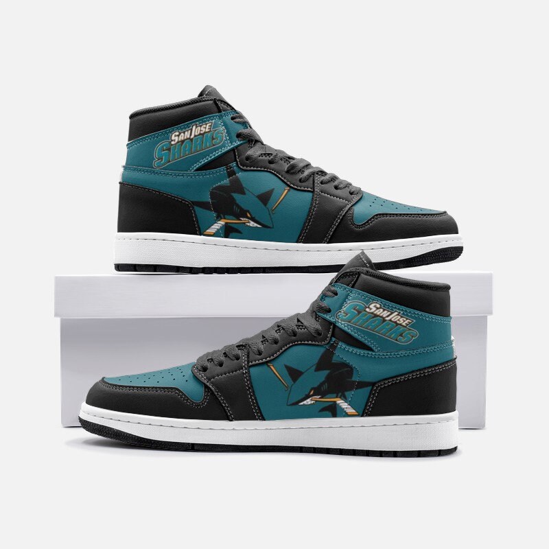 Scarpe da corsa, scarpe da ginnastica e scarpe da ginnastica non ufficiali dei fan dei San Jose Sharks, unisex
