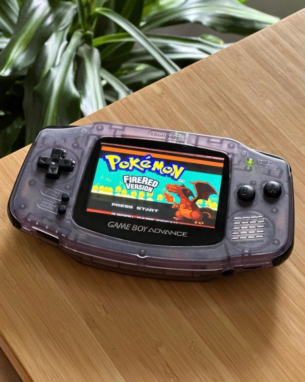 Nintendo Game Boy Advance GBA Atomic System V5 IPS Brighter Backlit Mod (scegli il colore dei pulsanti!)