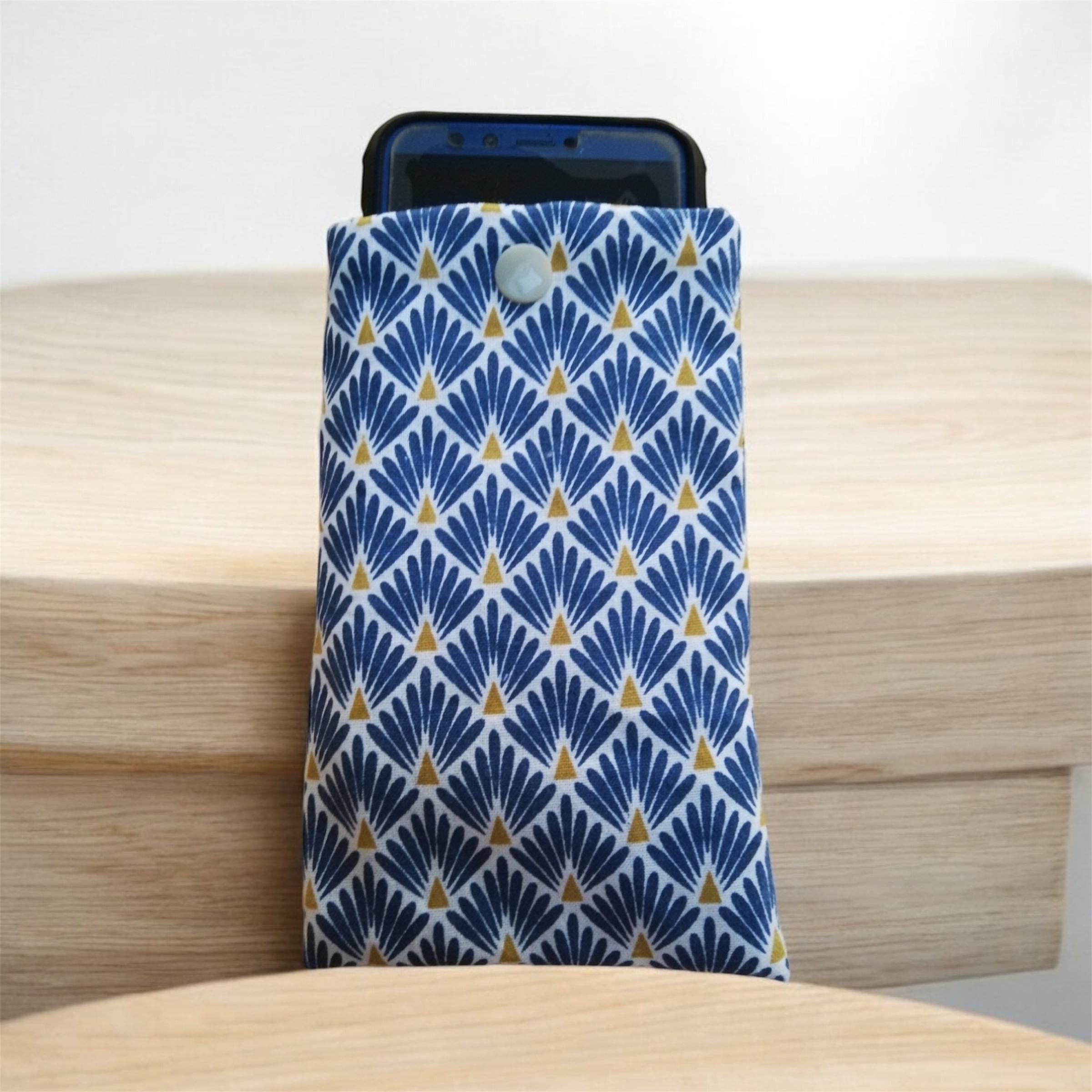 Custodia in tessuto per telefono, custodia imbottita per smartphone, custodia personalizzata per cellulare, cover per cellulare, regalo di Natale