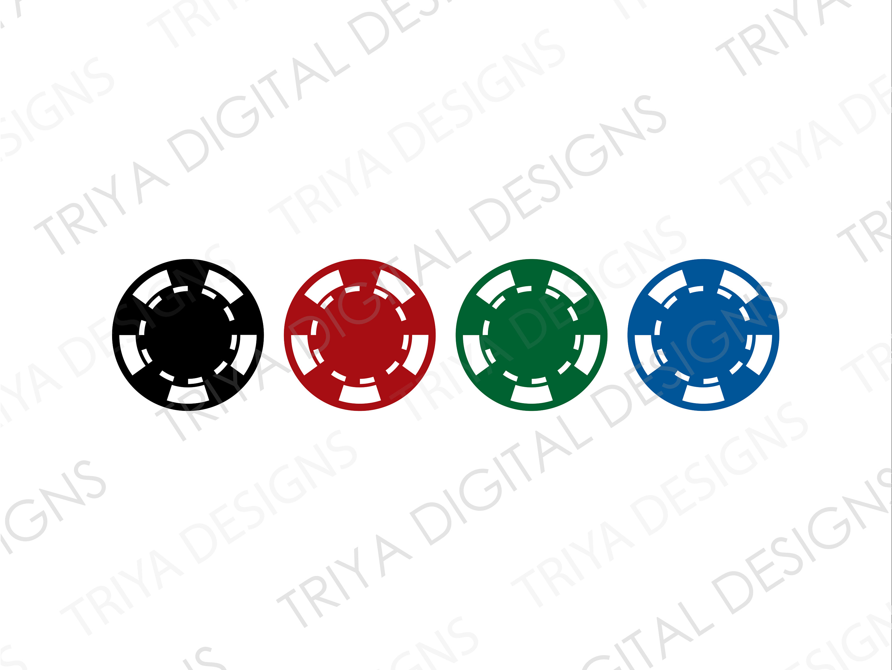 File di taglio in formato SVG di fiches da poker, poker, casinò, carte, file PNG, DOWNLOAD digitale istantaneo