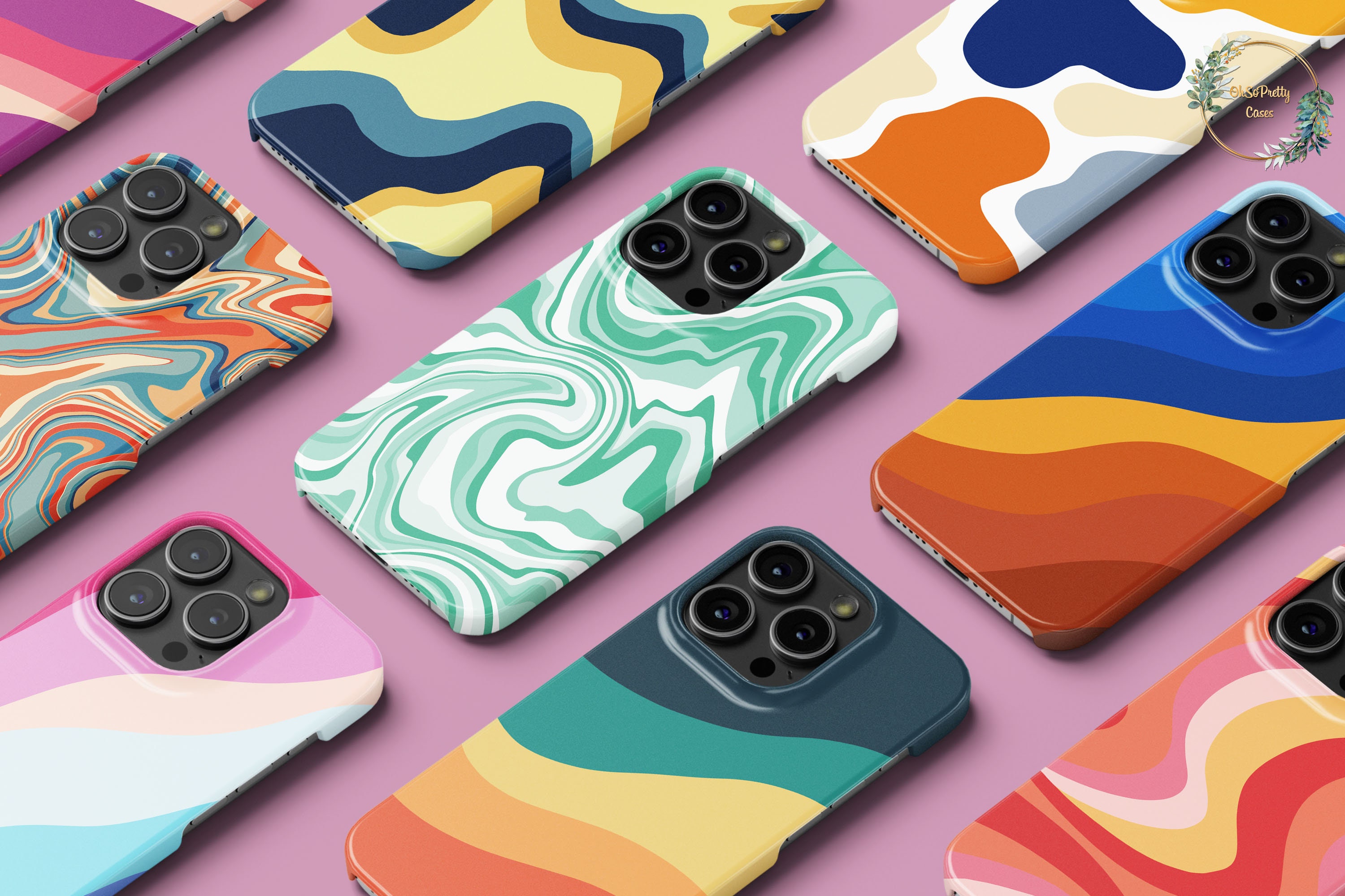 Custodia con motivo a vortice per Google Pixel 9 XL, 8a, 7, 6, 5, Google Pixel 3a, custodia per OnePlus Nord 7t, Google Pixel 6a, pixel 3a, Pixel 4, o