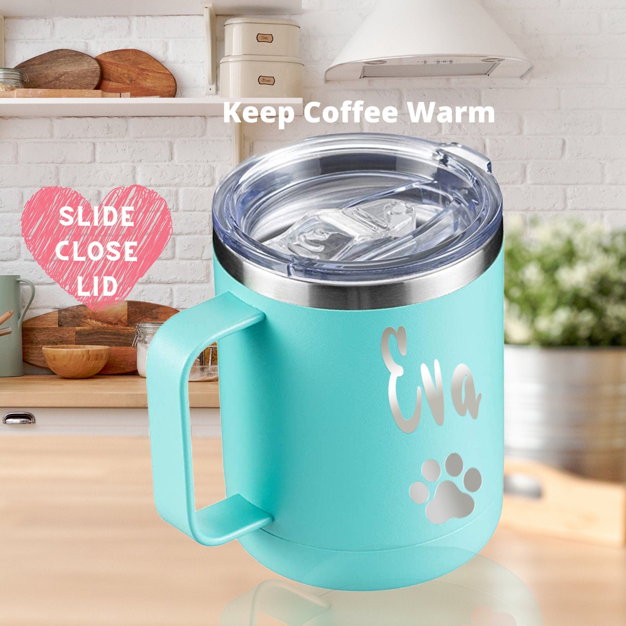 Tazze da caffè personalizzate, tazza da caffè personalizzata, tazza da caffè da viaggio, tazza da caffè in acciaio inossidabile, tazza da caffè da via