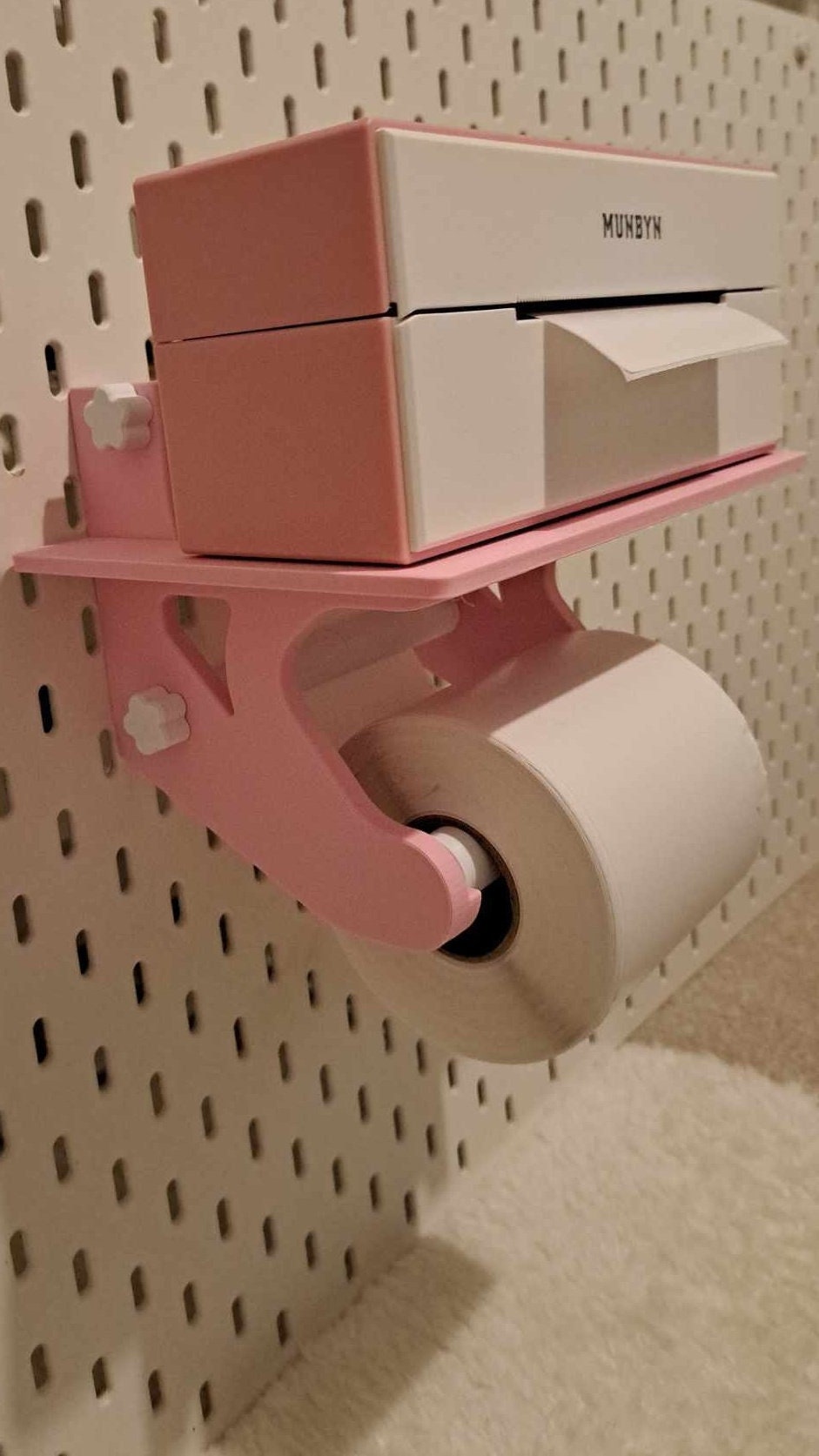 Supporto per stampante termica da tavolo o pannello forato Ikea SKADIS, pannello forato UPPSPEL