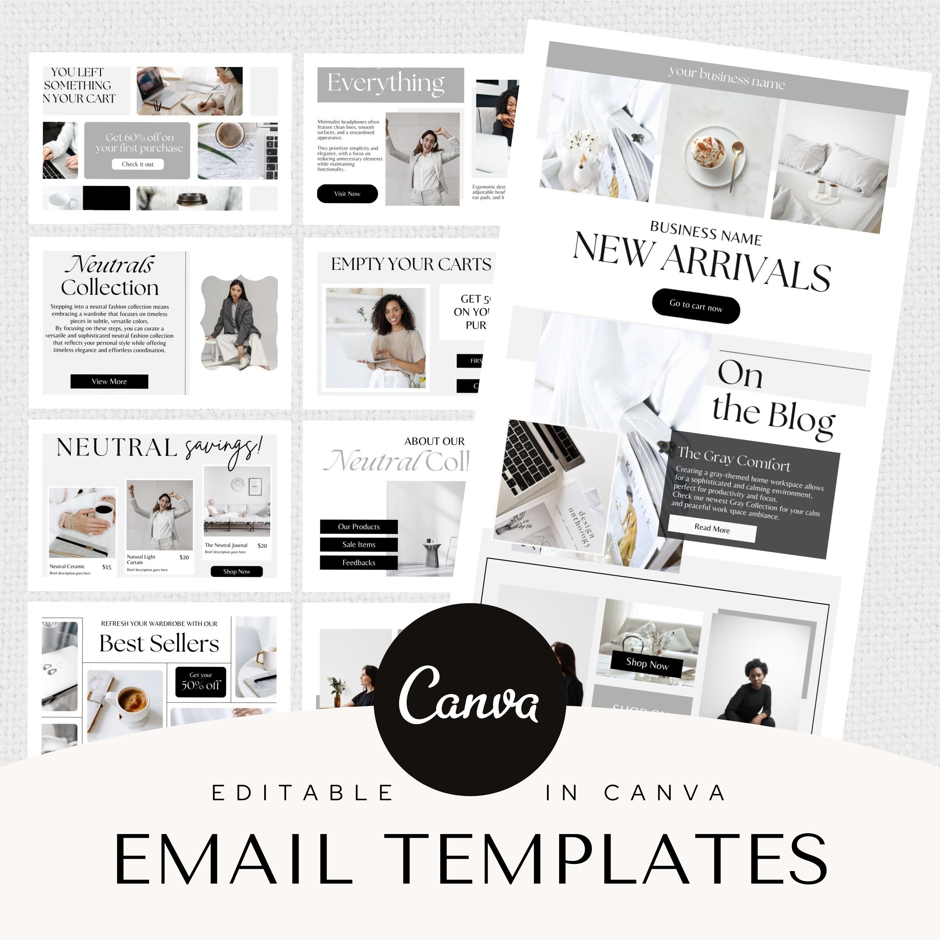 Pacchetto newsletter via e-mail Modello e-mail Notiziario E-mail aziendale Newsletter E-mail marketing Pacchetto e-mail per coach Consulenti Blogger