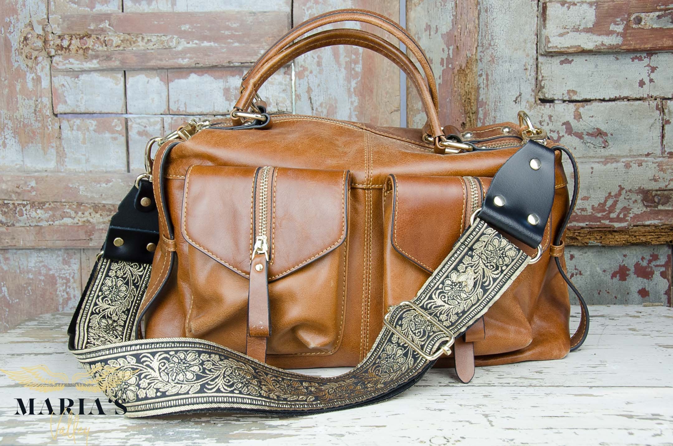 Tracolla per borsa dorata, tracolla per borsa a tracolla per chitarra, tracolla per borsa a tracolla, tracolla regolabile per borsa, tracolla larga pe