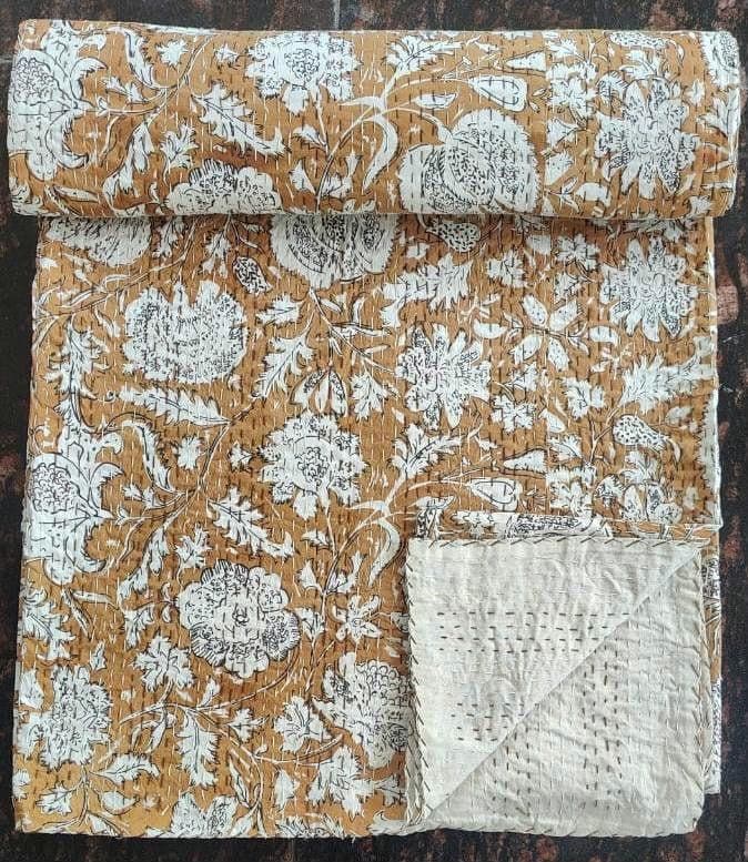 Trapunta Kantha Tan Trapunta Kantha Trapunta Kantha Queen Trapunta Kantha indiana Trapunta Kantha King Copriletto Kantha indiano Trapunta Kantha india