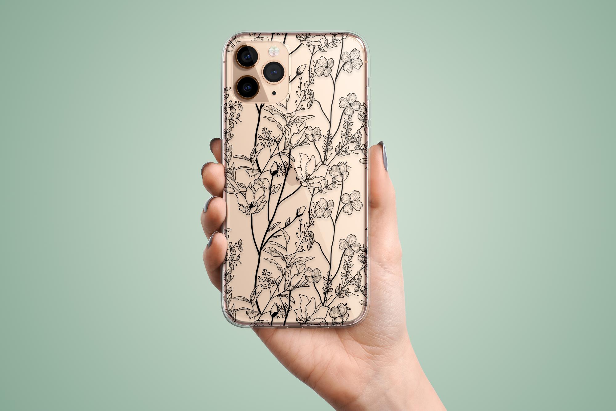 Cover piante eleganti per OnePlus 12 12R 8 pro 9 7T 11 10 pro Nord 3, custodia fiori per Oppo Reno 11 10 8 5, Find X5 pro A94 A95