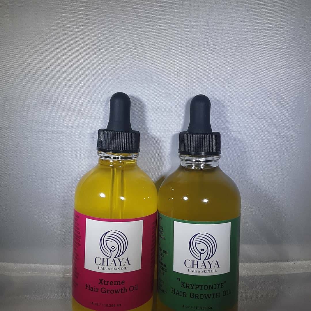 "Combo speciale per la crescita - \"Olio per la crescita dei capelli Xtreme\" e \"Olio per la crescita dei capelli Kryptonite\""