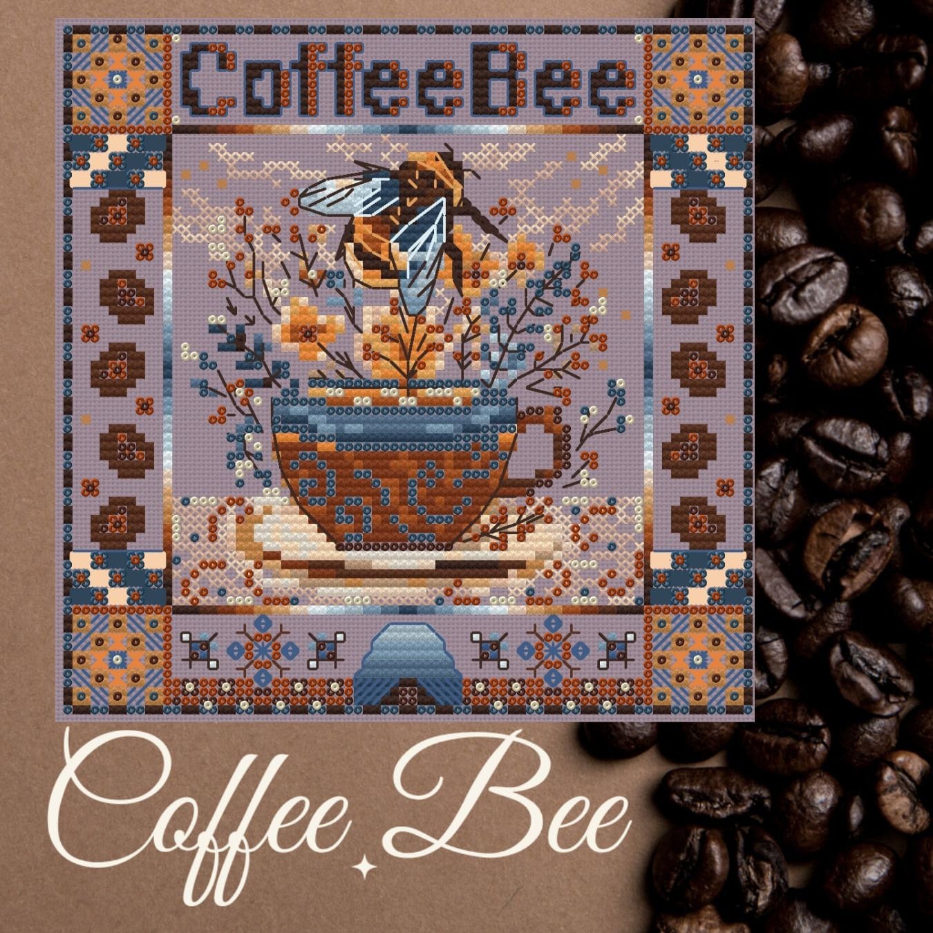 Schema punto croce caffè Ape Punto croce PDF Schema punto croce caffè Sampler schema digitale punto croce Sampler punto croce caffè Ape