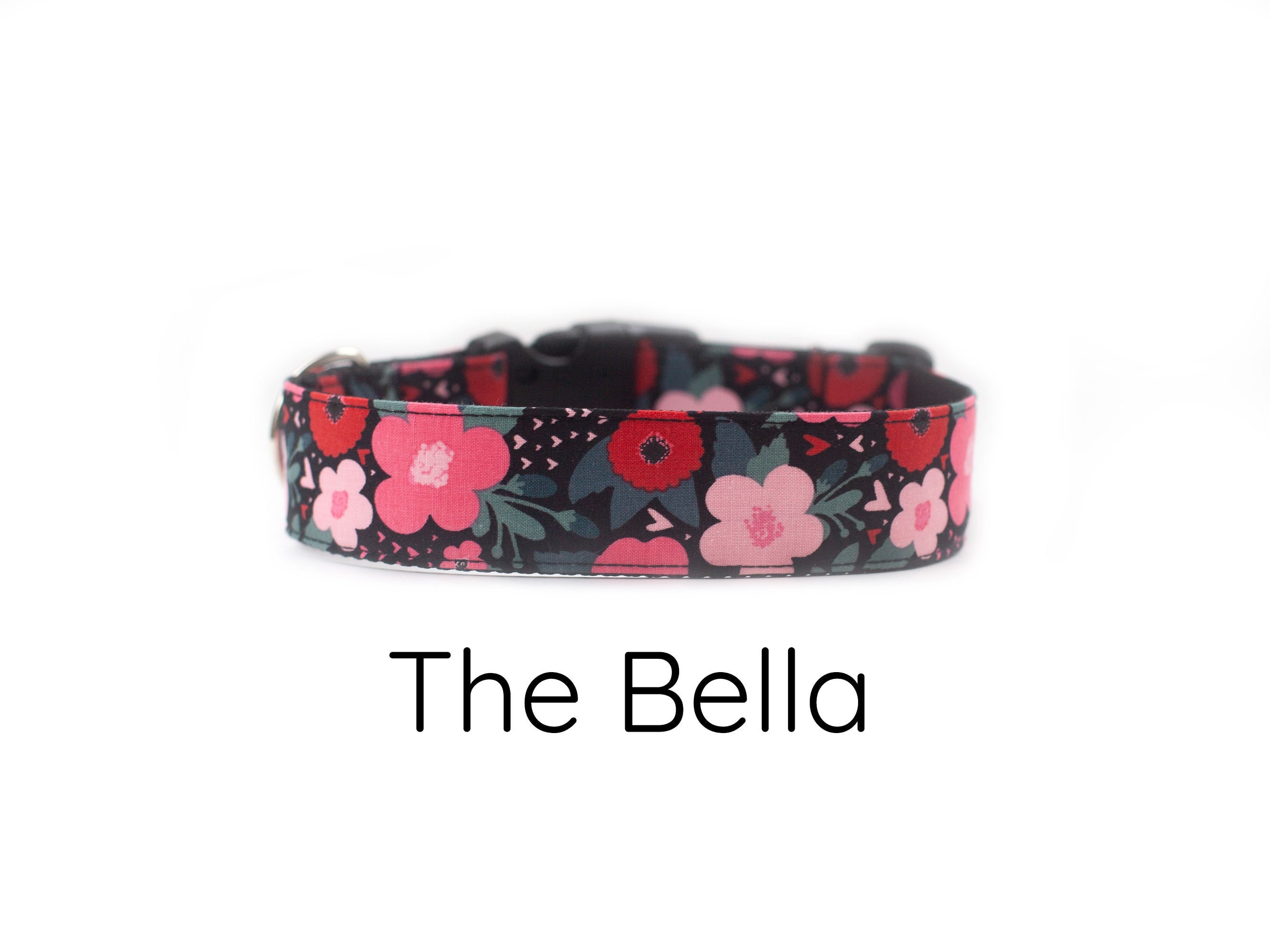 Collare per cani floreale, collare per cani, collare per cani da bambina, collare per cani a cuore, collare per cani per bambine, collare per cani a f