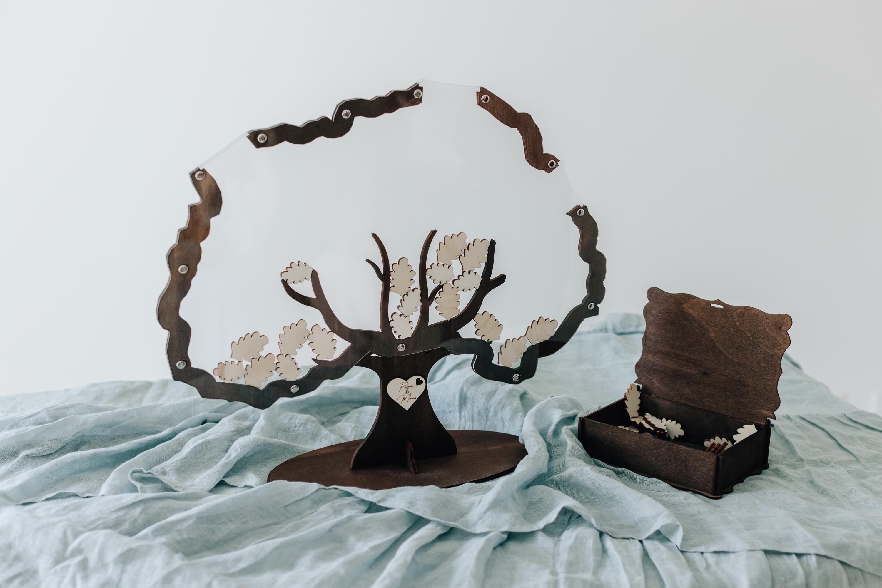 Libro degli ospiti di matrimonio | Albero del libro degli ospiti | Libro degli ospiti di compleanno | Libro degli ospiti in legno | Albero del libro d