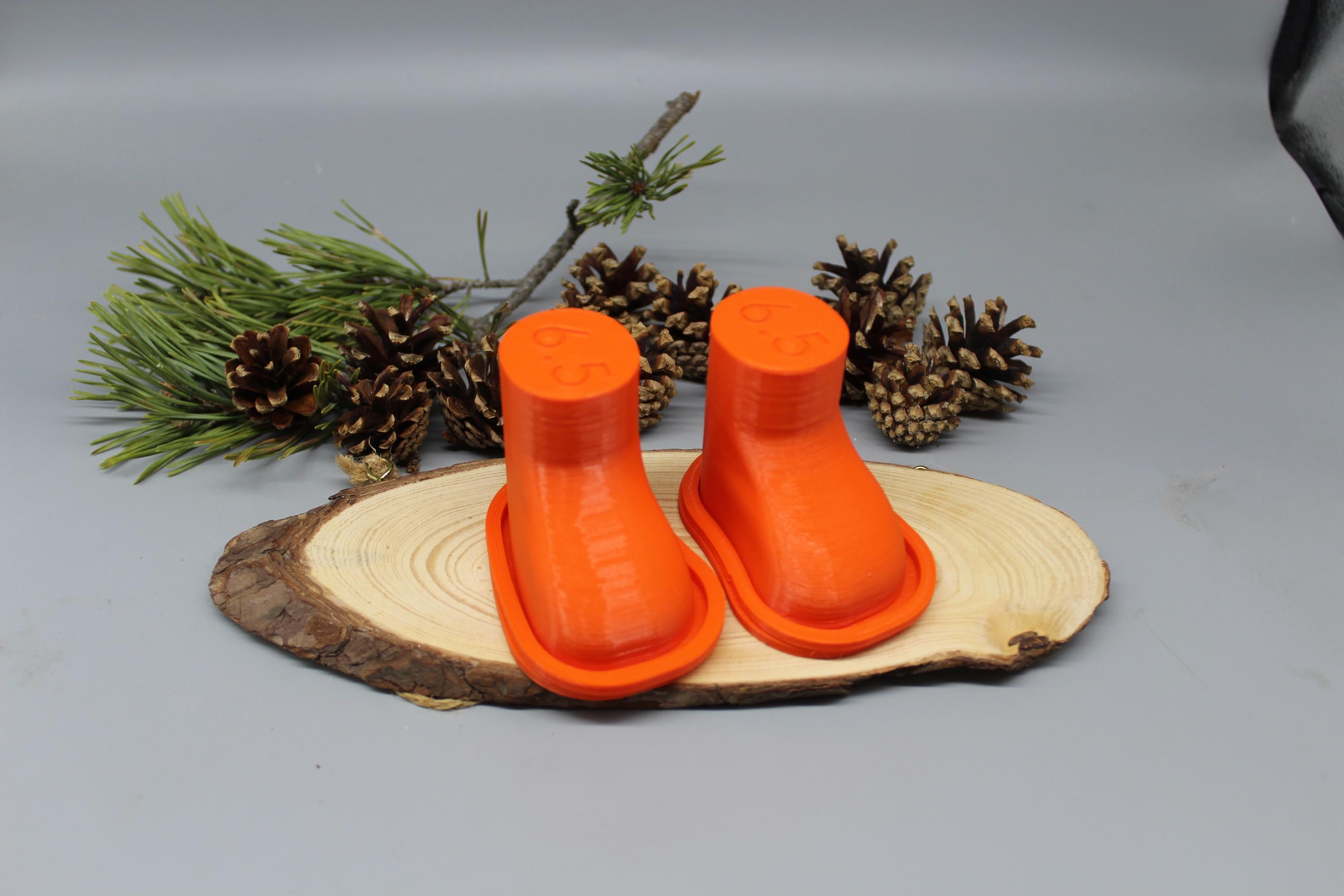 Set di stampi per scarpe per bambole Waldorf: strumento per la fabbricazione di scarpe in pelle (6,5 cm x 4,1 cm)