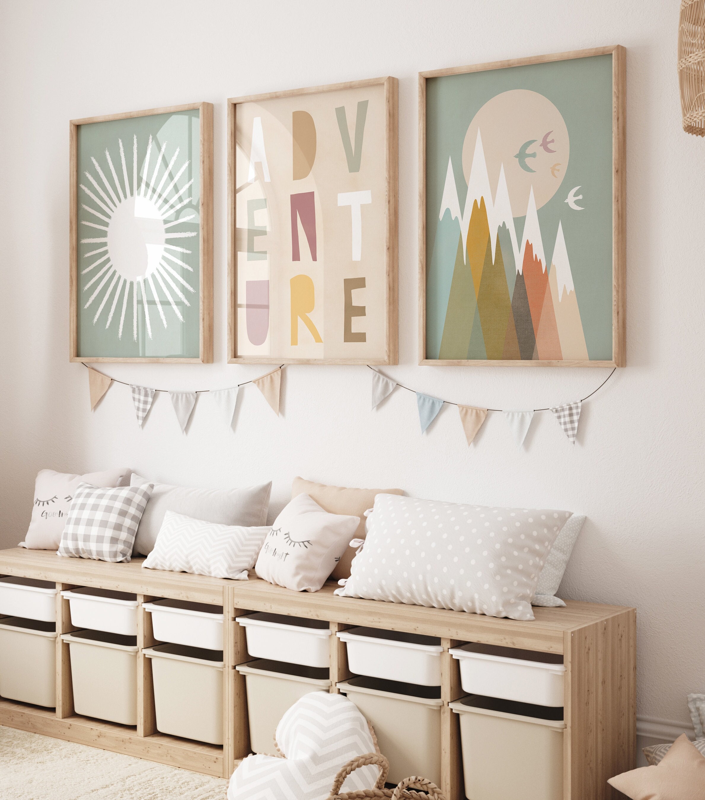 Set di 3 stampe, decorazioni per camerette per ragazzi, decorazioni per camerette in stile nordico, decorazioni per camerette per bambini, camerette p