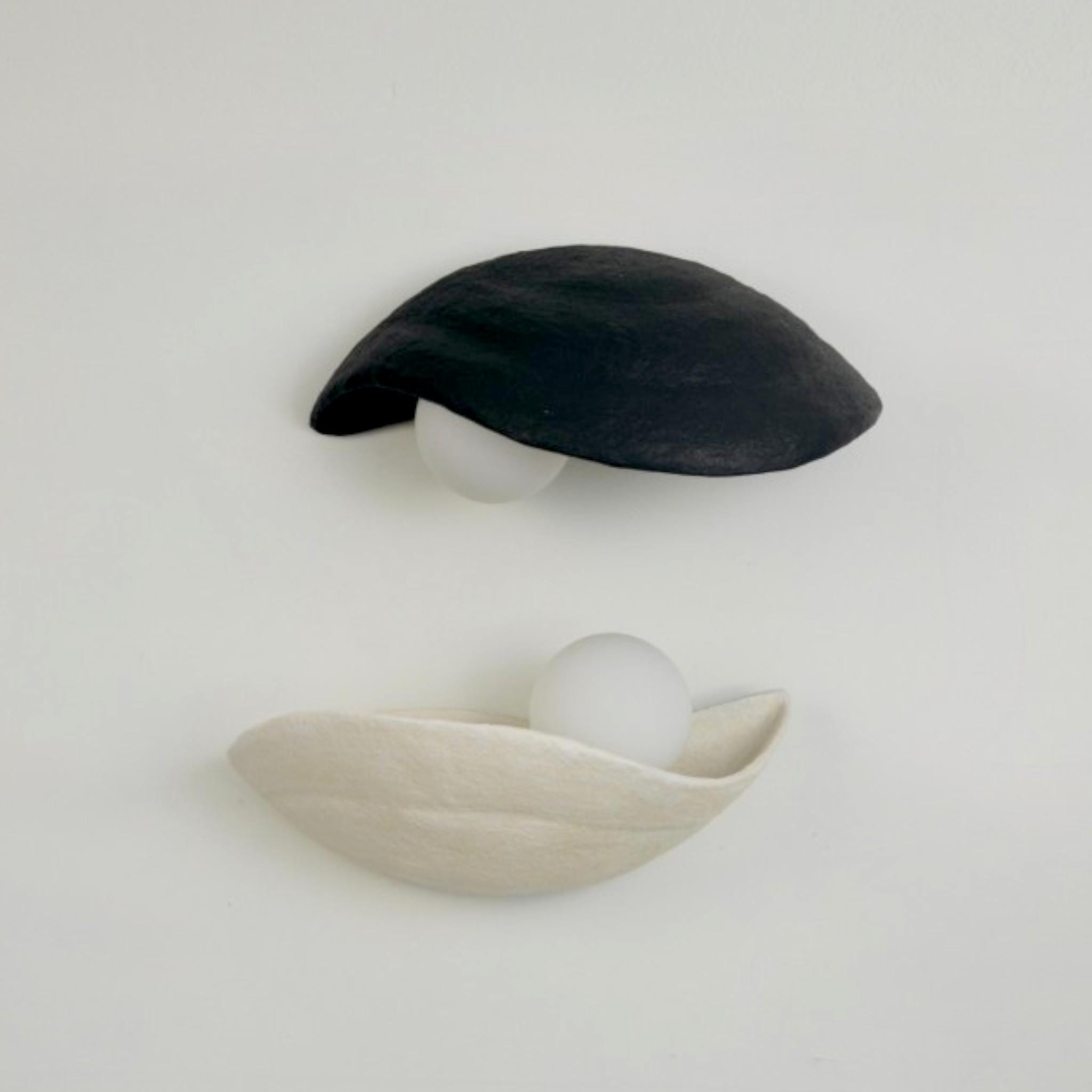 Set di 2 lampade da parete, applique da parete in argilla sopra il letto, applique da parete moderna, applique da parete, applique da parete, applique