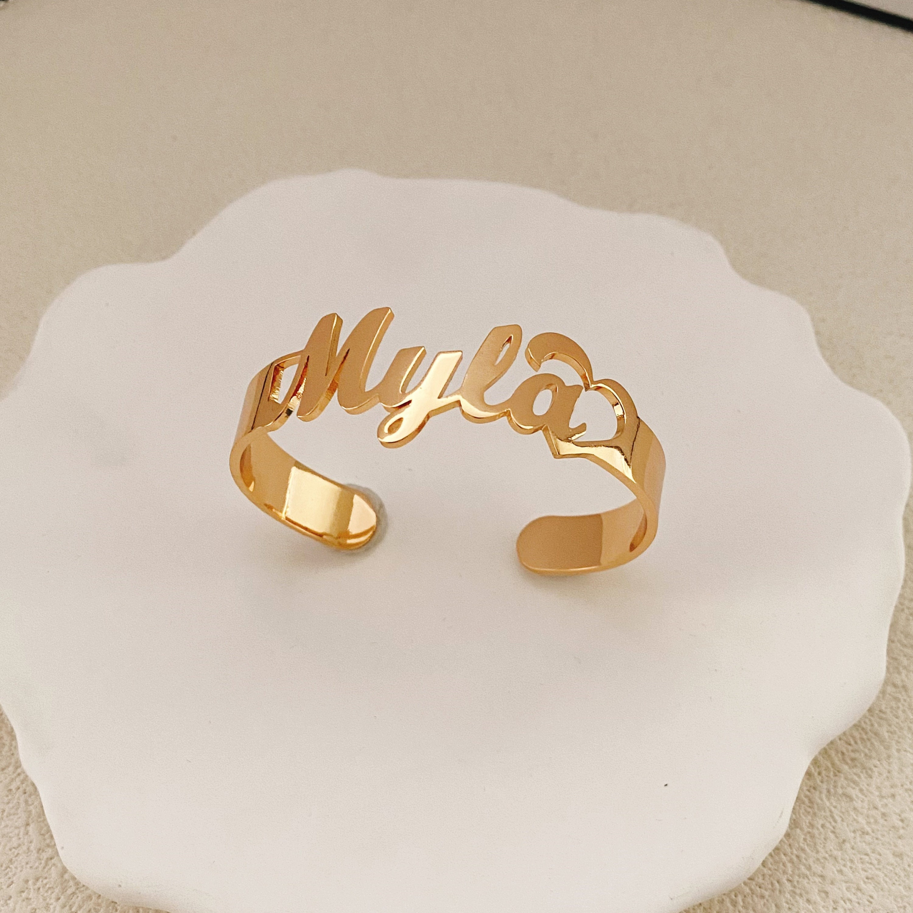 Bracciale con nome personalizzato, bracciale con nome da donna, bracciale con nome, bracciale personalizzato, bracciale in oro, regalo per la mamma