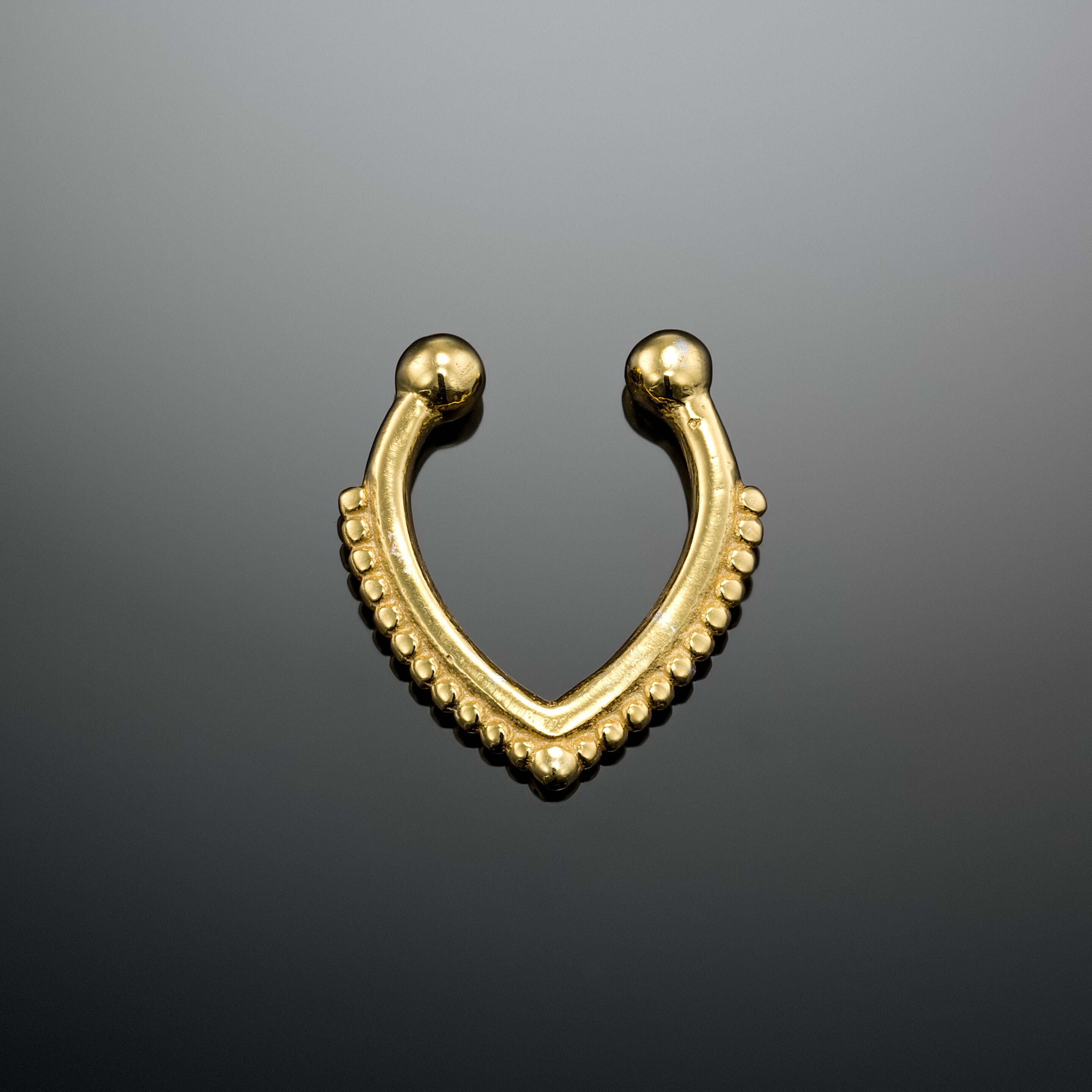 Piercing finto, setto nasale senza piercing, clip per setto nasale, anello finto per setto nasale, anello per setto nasale in oro, setto nasale tribal