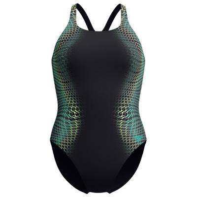 Speedo - Women's Digital Printed Medalist - Badeanzug Gr 48 schwarz Image