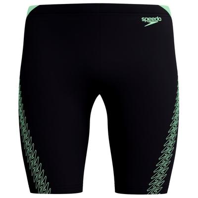 Speedo - Hyperboom Splice Jammer - Badehose Gr 8 schwarz/grün Image