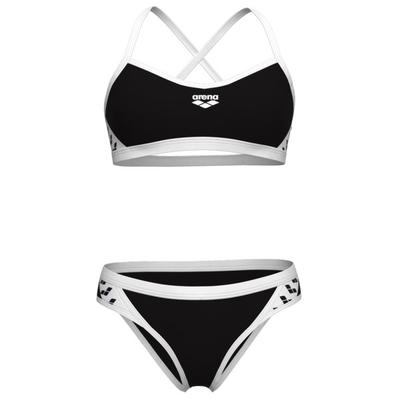 Arena - Women's Icons Bikini Cross Back Solid - Bikini Gr 40 schwarz Image