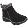 Winterboots SKECHERS "EASY GOING - HIGH ZIP", Damen, Gr. 35, schwarz, Veloursleder, Textil, casual, Schuhe, Winterschuh mit Fellimitatkragen