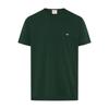 T-Shirt GANT "SLIM SHIELD SS T-SHIRT", Herren, Gr. M, grün (tartan grün), Jersey, Obermaterial: 100% Baumwolle, casual, slim fit hüftlang, Rundhals, Kurzarm abgesteppte Kante, Shirts, mit Logostickerei auf der Brust