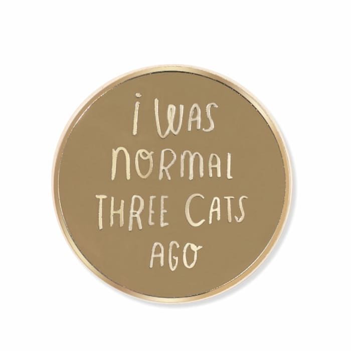 PetShop by Fringe Studio Normal 3 Cats Enamel Pin
