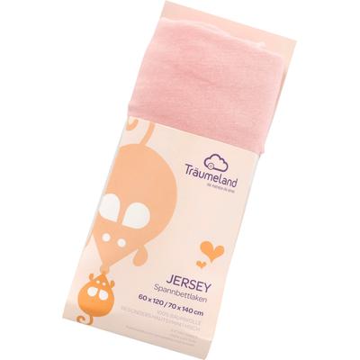 Bettlaken TRÄUMELAND "kuschelweiches Spannbetttuch Jersey", lila (malve), B:40cm L:90cm, Jersey, Obermaterial: 100% Baumwolle, Laken, aus 100% kuscheliger Baumwolle Image