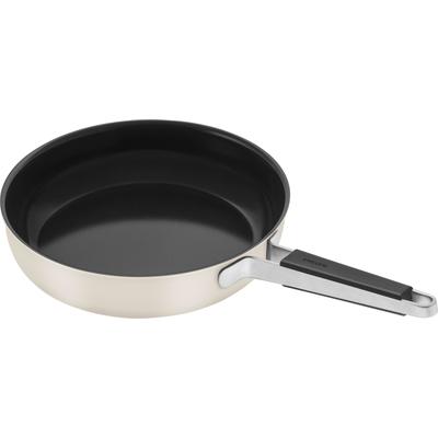 Bratpfanne ZWILLING "Pure", weiß (elfenbeinfarben, weiß), B:35,4cm H:23cm L:50,2cm Ø:28cm, Pfannen, Keramikbeschichtung, Stay-Cool Griffe, Edelstahl Image