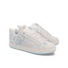 Sneaker DC SHOES "Court Graffik", Gr. 6,5(37,5), weiß (sanftes weiß), 55.99% Leder, 43.71% Synthetikmaterial, 0.3% TPU, Schuhe